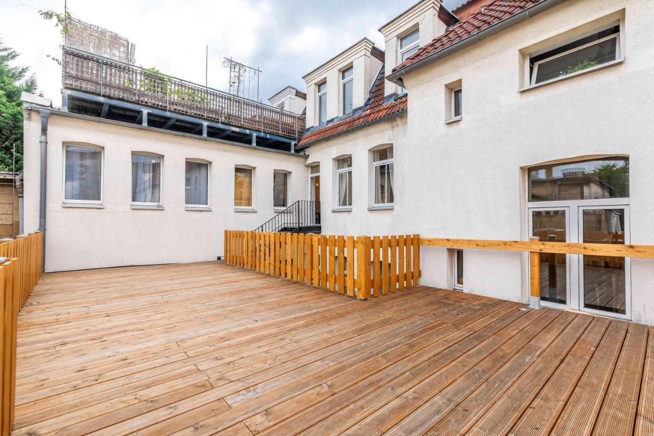 Großer Terrassentraum in Klein Venedig Leipzig Exterior foto